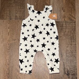 Angel Dear Star Print Baby Jumpsuit